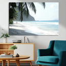 Tropical Beach Wall Art Canvas Print – Framed Serene Ocean by MyGreatCanvas | Canvas Wall Art Prints | Photo Prints & Wall Decor