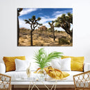 Joshua Tree Desert Wall Art Canvas Print – Framed