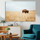 Buffalo Wall Art Canvas Print – Framed Western Wildlife by MyGreatCanvas | Canvas Wall Art Prints | Photo Prints & Wall Decor