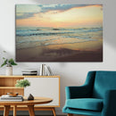 Sunset Seascape Wall Art Canvas Print – Framed Pastel Ocean by MyGreatCanvas | Canvas Wall Art Prints | Photo Prints & Wall Decor