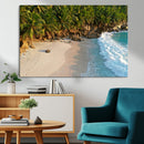 Tropical Beach Wall Art Canvas Print, Framed Ocean Waves and by MyGreatCanvas | Canvas Wall Art Prints | Photo Prints & Wall Decor