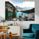 Canadian Rockies Wall Art Canvas Print – Framed Mountain by MyGreatCanvas | Canvas Wall Art Prints | Photo Prints & Wall Decor
