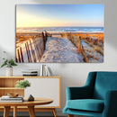 Ocean Sunset Wall Art Canvas Print – Nautical Beach