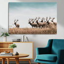 Elk Herd Wall Art Canvas Print – Framed Wildlife Photography