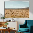 Desert Plains Wall Art Canvas Print, Golden Light Over Dry by MyGreatCanvas | Canvas Wall Art Prints | Photo Prints & Wall Decor