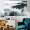 Foggy Forest Landscape Wall Art Canvas Print – Misty by MyGreatCanvas | Canvas Wall Art Prints | Photo Prints & Wall Decor