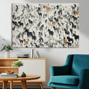 Wild Horse Stampede Wall Art Canvas Print – Monochrome by MyGreatCanvas | Canvas Wall Art Prints | Photo Prints & Wall Decor