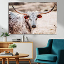 Majestic Texas Longhorn Bull Wall Art Canvas Print – Rustic by MyGreatCanvas | Canvas Wall Art Prints | Photo Prints & Wall Decor