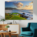 Pebble Beach Golf Links Wall Art Canvas Print – Iconic