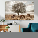 Texas Longhorn Cattle Wall Art, Rustic Western Ranch Canvas by MyGreatCanvas | Canvas Wall Art Prints | Photo Prints & Wall Decor
