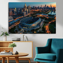 Chicago Bears Soldiers Field Wall Art Canvas Print – Framed