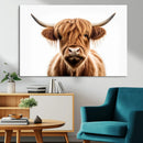 Scottish Highland Cow Canvas Print, Framed Highland Cow by MyGreatCanvas | Canvas Wall Art Prints | Photo Prints & Wall Decor