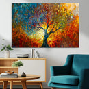 Yggdrasil Tree of Life Mosaic Stained Glass Wall Art, Tree