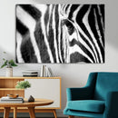 Zebra Stripes Wall Art Canvas Print – Black White Contrast by MyGreatCanvas | Canvas Wall Art Prints | Photo Prints & Wall Decor