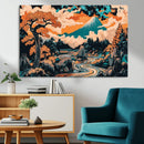 Japanese Landscape Wall Art Canvas Print – Mount Fuji by MyGreatCanvas | Canvas Wall Art Prints | Photo Prints & Wall Decor