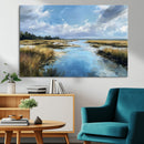 Marshland Wall Art Canvas Print – Serene Water Reflection by MyGreatCanvas | Canvas Wall Art Prints | Photo Prints & Wall Decor
