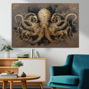 Octopus Wall Art Canvas Print – Black Gold Detailed by MyGreatCanvas | Canvas Wall Art Prints | Photo Prints & Wall Decor