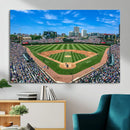 Wrigley Field Baseball Stadium Canvas Wall Art – Packed by MyGreatCanvas | Canvas Wall Art Prints | Photo Prints & Wall Decor