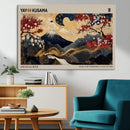 Yayoi Kusama Japanese Inspired Canvas Print – Mt. Fuji by MyGreatCanvas | Canvas Wall Art Prints | Photo Prints & Wall Decor