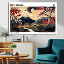 Yayoi Kusama Inspired Japanese Art Canvas Print – Framed by MyGreatCanvas | Canvas Wall Art Prints | Photo Prints & Wall Decor