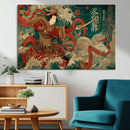 Tsukioka Yoshitoshi Samurai Wall Art – Japanese Katana by MyGreatCanvas | Canvas Wall Art Prints | Photo Prints & Wall Decor