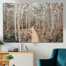 Forest Dirt Road Wall Art Canvas Print, Scenic Woodland by MyGreatCanvas | Canvas Wall Art Prints | Photo Prints & Wall Decor