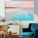 Serene Pastel Beach Wall Art Canvas Print, Tranquil Coastal by MyGreatCanvas | Canvas Wall Art Prints | Photo Prints & Wall Decor