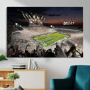 Epic Night Football Stadium Wall Art Canvas Print, Fireworks by MyGreatCanvas | Canvas Wall Art Prints | Photo Prints & Wall Decor