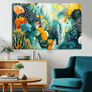 Luminous Abstract Ocean Garden Wall Art Canvas Print, by MyGreatCanvas | Canvas Wall Art Prints | Photo Prints & Wall Decor