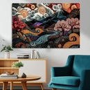 Whimsical Abstract Landscape Wall Art Canvas Print, Colorful by MyGreatCanvas | Canvas Wall Art Prints | Photo Prints & Wall Decor