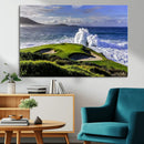 Ocean Waves Crashing Wall Art Canvas Print – Dramatic Rocky by MyGreatCanvas | Canvas Wall Art Prints | Photo Prints & Wall Decor
