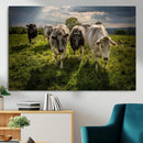 Grazing Cattle Herd Wall Art Canvas Print, Majestic Farm by MyGreatCanvas | Canvas Wall Art Prints | Photo Prints & Wall Decor