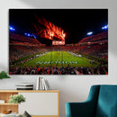 Jordan-Hare Football Stadium Wall Art Canvas Print, Football by MyGreatCanvas | Canvas Wall Art Prints | Photo Prints & Wall Decor