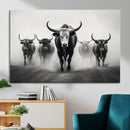 Texas Longhorn Wall Art Canvas Print, Framed Speckled Cow by MyGreatCanvas | Canvas Wall Art Prints | Photo Prints & Wall Decor