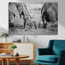 Wild Elephant Wall Art Canvas Print by MyGreatCanvas | Canvas Wall Art Prints | Photo Prints & Wall Decor
