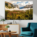 Half Dome Yosemite Canvas Wall Art – Majestic Triptych