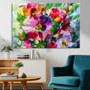 Oil Flower Abstract Canvas Print by MyGreatCanvas | Canvas Wall Art Prints | Photo Prints & Wall Decor