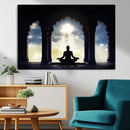 Women and Yoga Wall Art Canvas Print