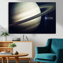 Framed Saturn Wall Art Canvas Print