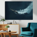 Swimmer Wall Art Canvas Print
