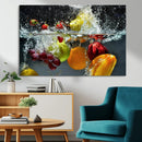 Kithen Vegetables World Wall Art Canvas Print