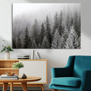 Big Foggy Forest and Misty Trees Forest Wall Art Canvas by MyGreatCanvas | Canvas Wall Art Prints | Photo Prints & Wall Decor