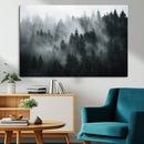 Foggy Forest Wall Art Canvas Print | 3 Panel Large Misty by MyGreatCanvas | Canvas Wall Art Prints | Photo Prints & Wall Decor
