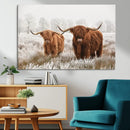 Longhorn Cattle Wall Art Canvas Print, Framed Farmhouse by MyGreatCanvas | Canvas Wall Art Prints | Photo Prints & Wall Decor