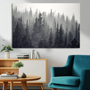 Misty Forest Canvas Wall Art – Monochrome Triptych Pine Tree by MyGreatCanvas | Canvas Wall Art Prints | Photo Prints & Wall Decor