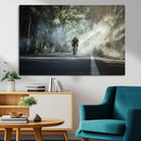Cycling Road Bike in the Morning, Cycling Road Bike Canvas by MyGreatCanvas | Canvas Wall Art Prints | Photo Prints & Wall Decor