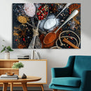 Spices and Seasonings Canvas Wall Art – Colorful Triptych by MyGreatCanvas | Canvas Wall Art Prints | Photo Prints & Wall Decor