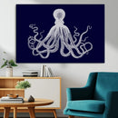 Blue Octopus Wall Art Canvas Print by MyGreatCanvas | Canvas Wall Art Prints | Photo Prints & Wall Decor