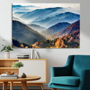 Mountains Forest Autumn Wall Art Canvas Print by MyGreatCanvas | Canvas Wall Art Prints | Photo Prints & Wall Decor