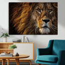 Mighty Lion Wall Art Canvas Print – Majestic Animal Portrait